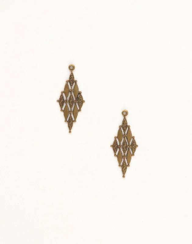 Diamond Mosaic, 31x13mm, (2pcs)