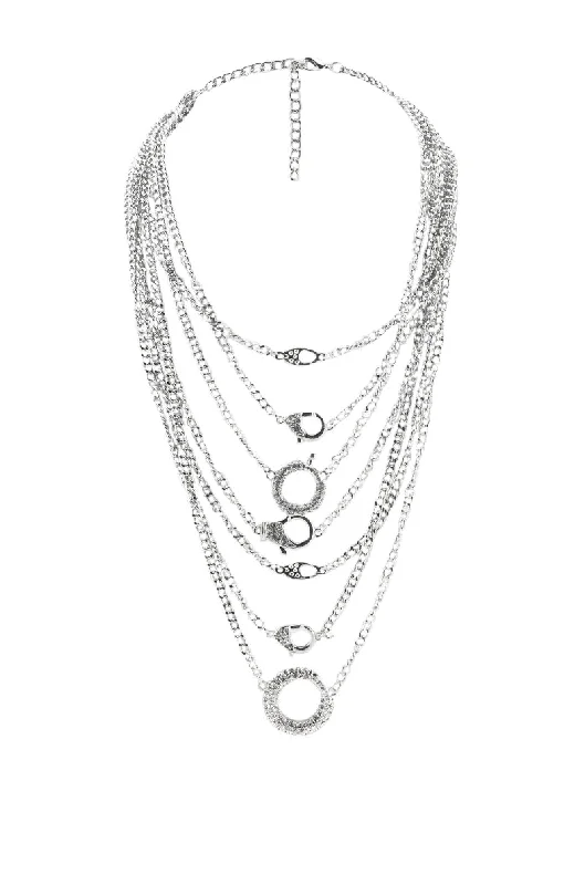 necklaces for daily elegance -BLING CLOSURE NECKLACE