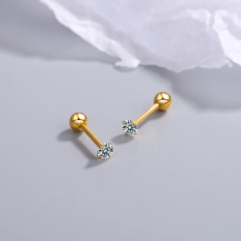 Zircon Yellow Gold 3mm