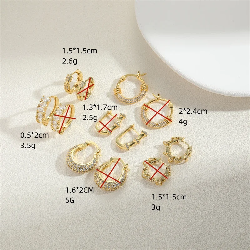 ladies earrings silver drop style -Cross-border hot-selling French retro light luxury U-shaped design earrings, Korean personality, Hong Kong style, versatile earrings, jewelry women