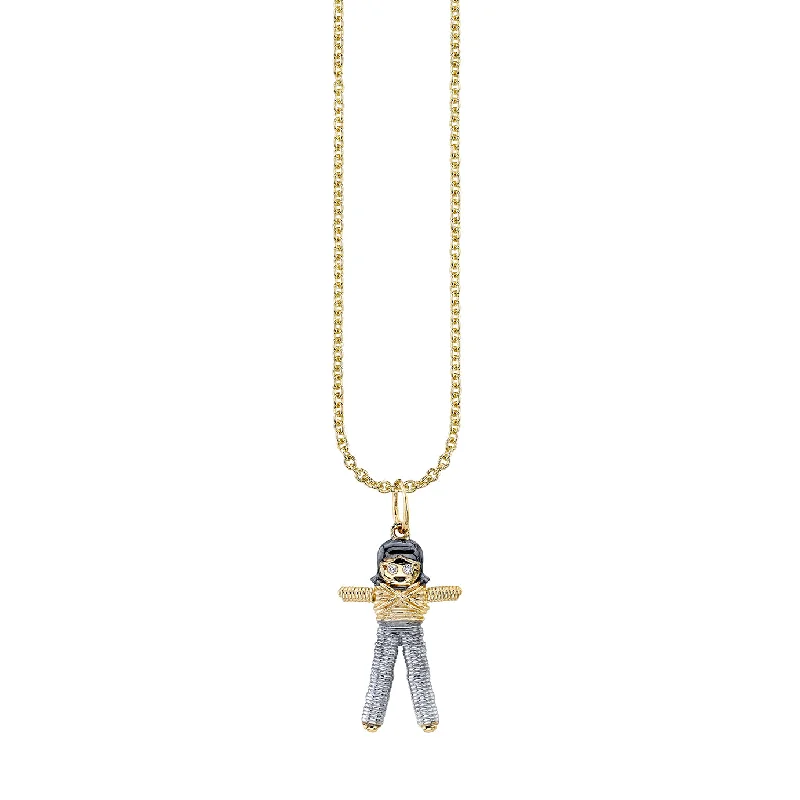 Gold & Diamond Ana Doll Charm