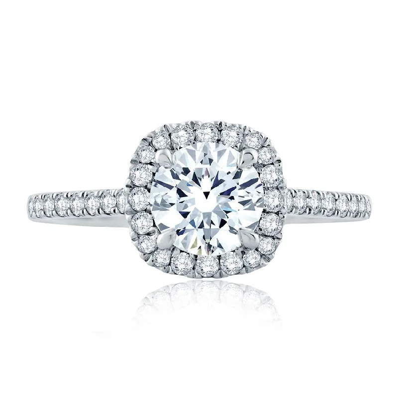 engagement rings trendy 2025 style -Diamond Semi-Mount Ring