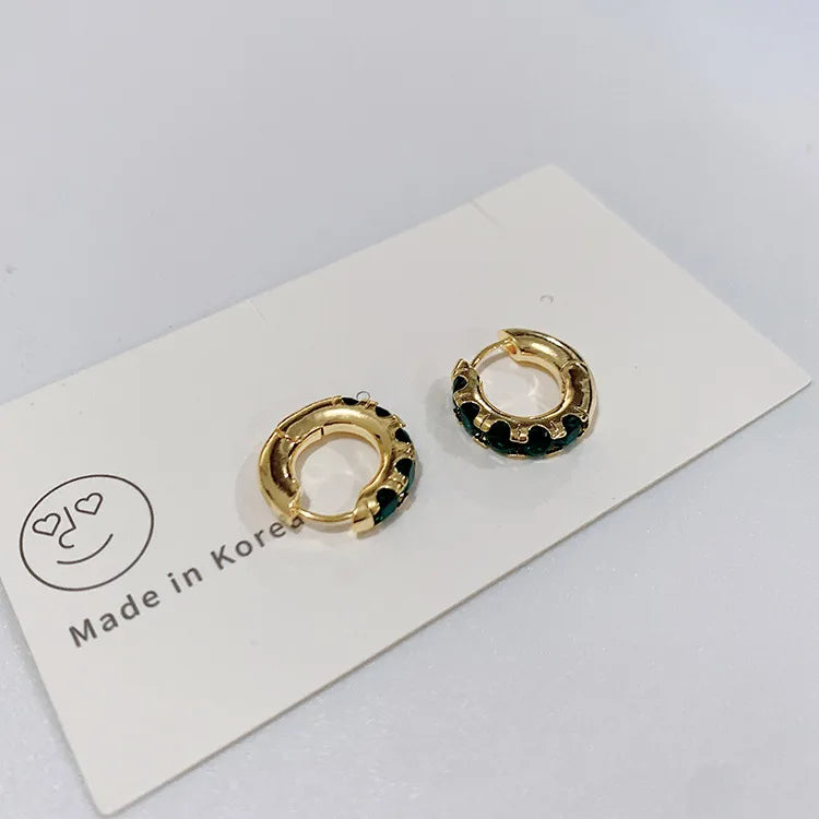 Green Zirconium 18K Gold Plating