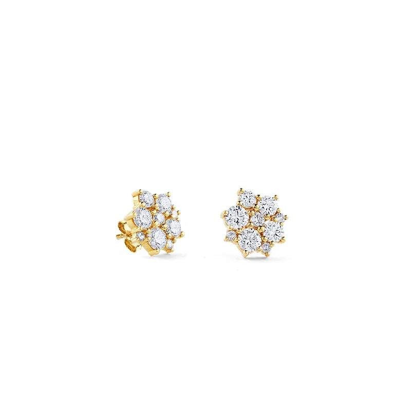 Gold & Diamond Cocktail Stud