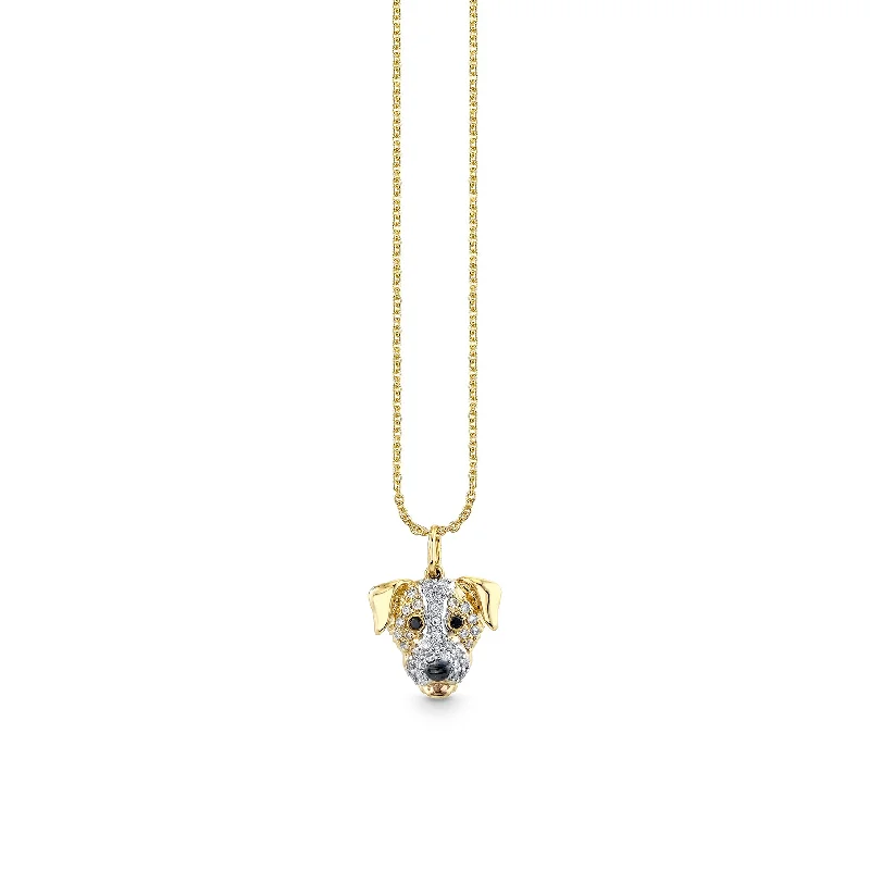 Gold & Diamond Jack Russell Charm