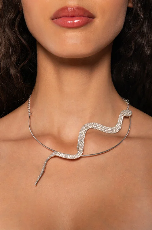 necklaces for beach wear -NEVER A SNAKE NECKLACE