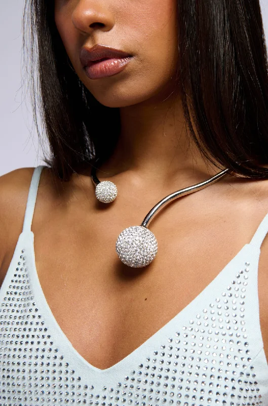 necklaces with zircon sparkle -BELLE OF THE BALL NECKLACE