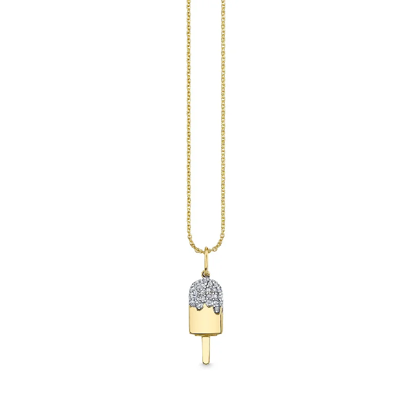 Gold & Diamond Popsicle Charm