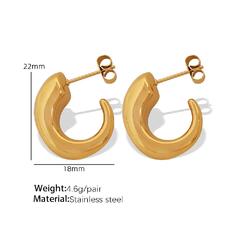 Eh231 Small Gold Earrings