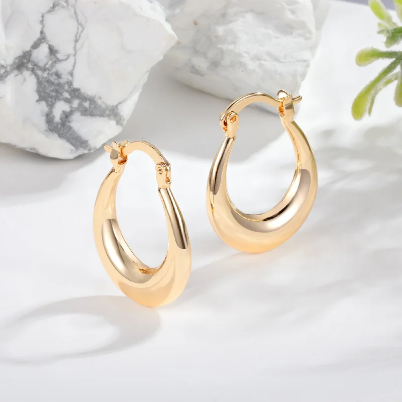 20mm Copper Earrings