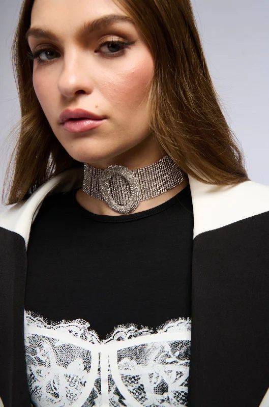 necklaces bold statement piece -QUEENDOM CHOKER NECKLACE