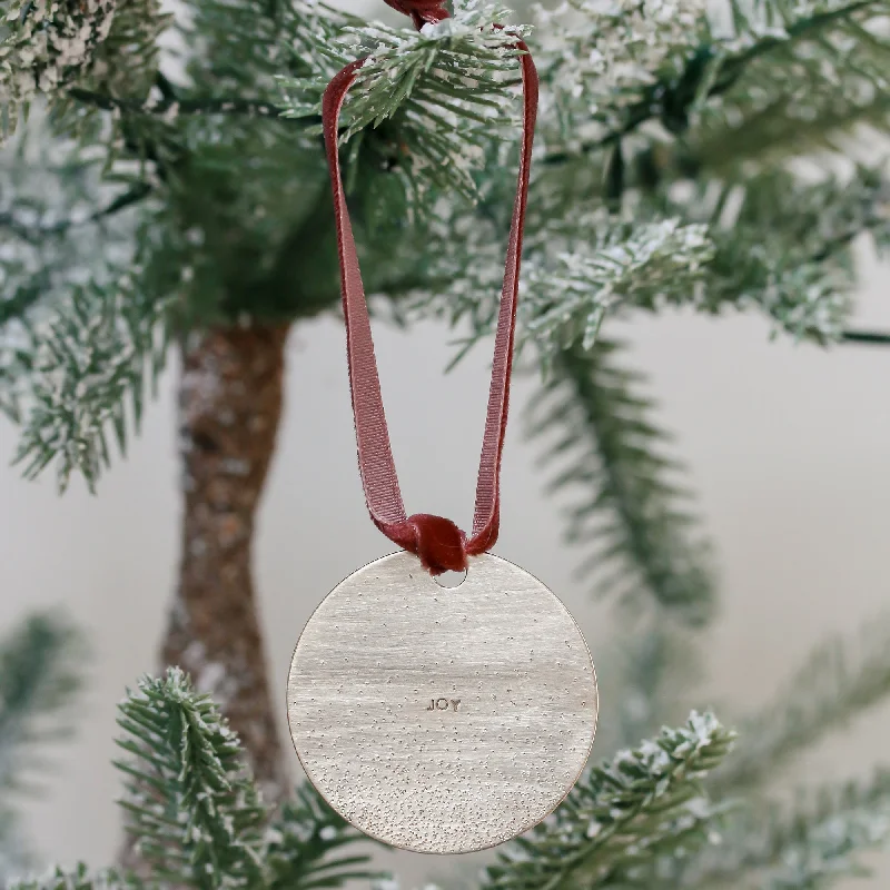 DIAMOND DUSTED SNOWFALL HEIRLOOM ORNAMENT