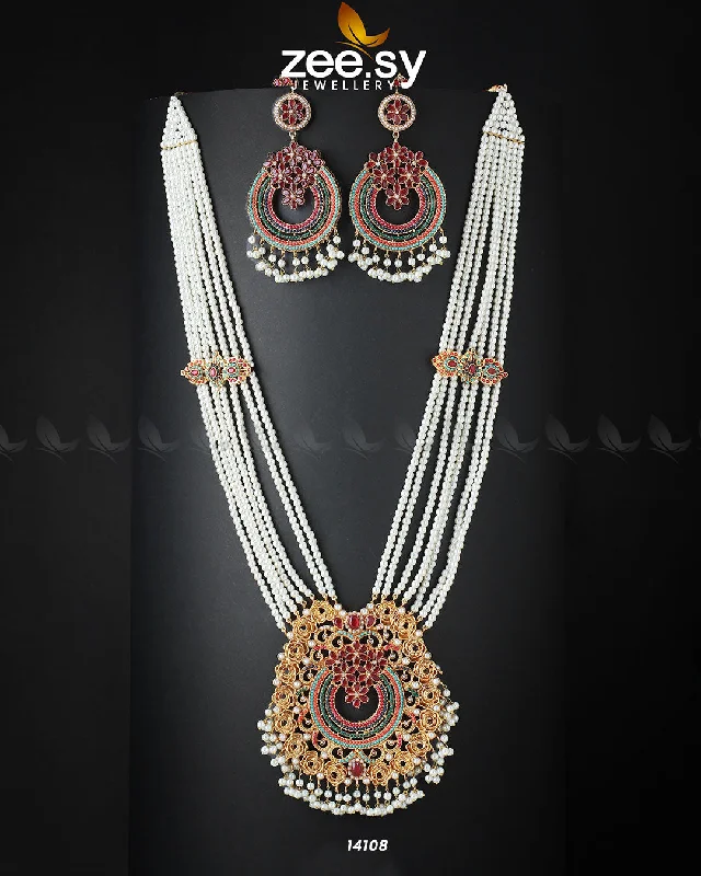 necklaces romantic delicate look -Elegance Mala Necklace