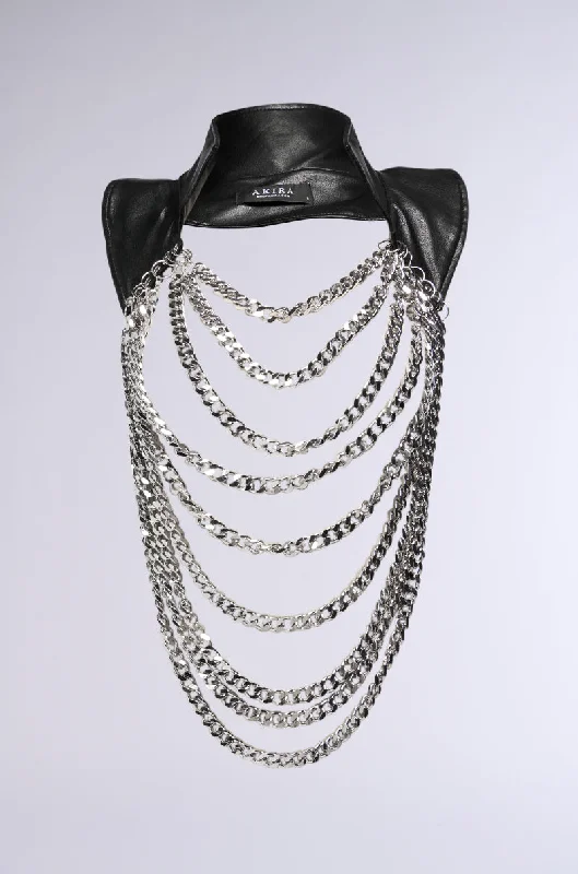 necklaces with geometric shape -OFF THE RUNWAY STATEMENT NECKLACE