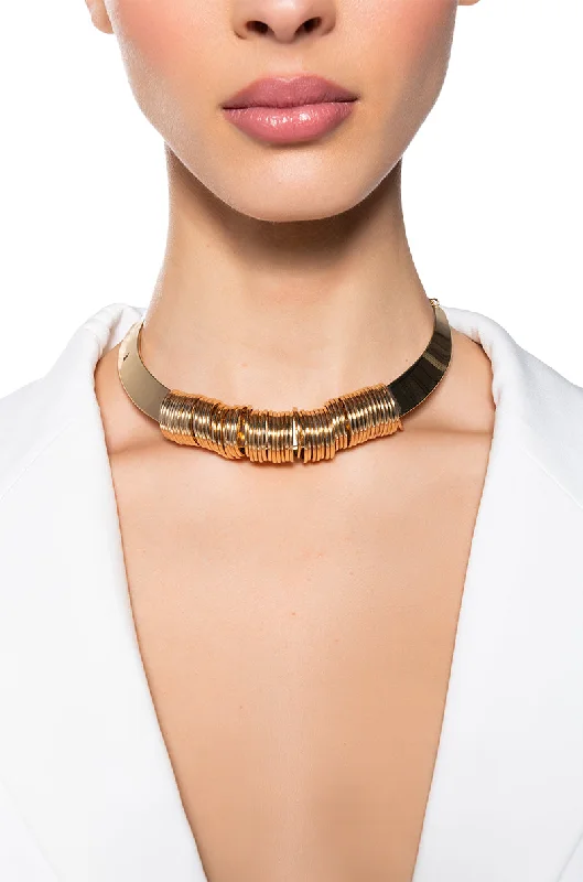 necklaces trendy 2025 design -BACK TO BASICS STATEMENT NECKLACE