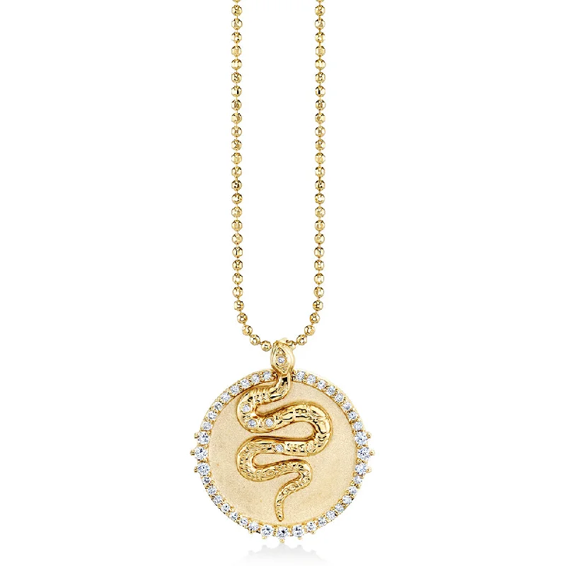 Gold & Diamond Snake Coin