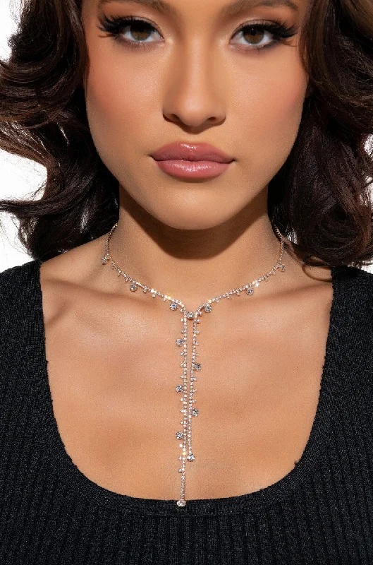 necklaces choker sleek style -NEW TO YOU RHINESTONE NECKLACE