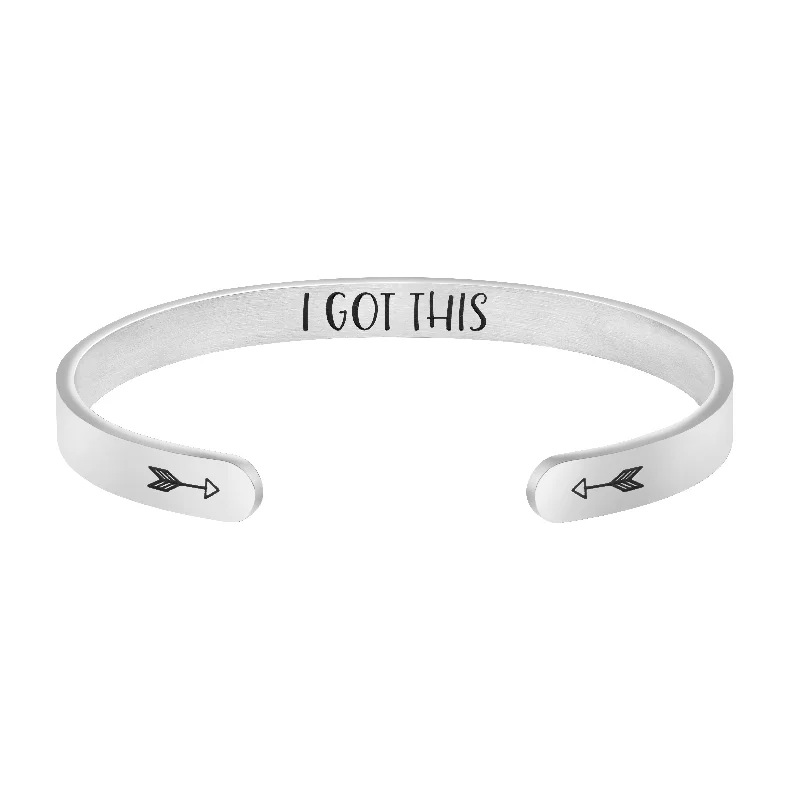 bracelets with infinity symbol -I Got This Inspirational Bracelets