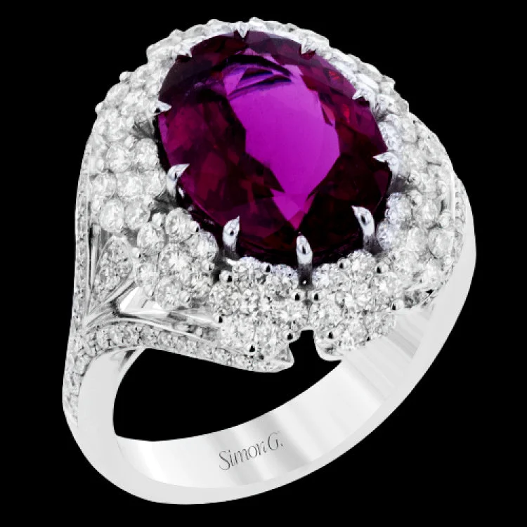 ladies rings for party glamour -LR1043 COLOR RING