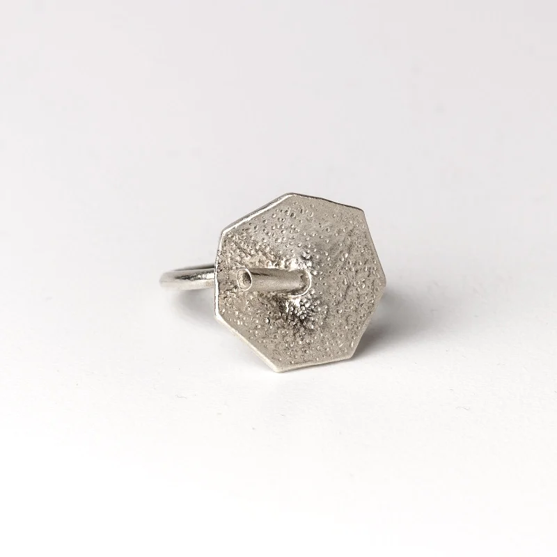 ladies rings geometric unique shape -Geometric  Flower Ring