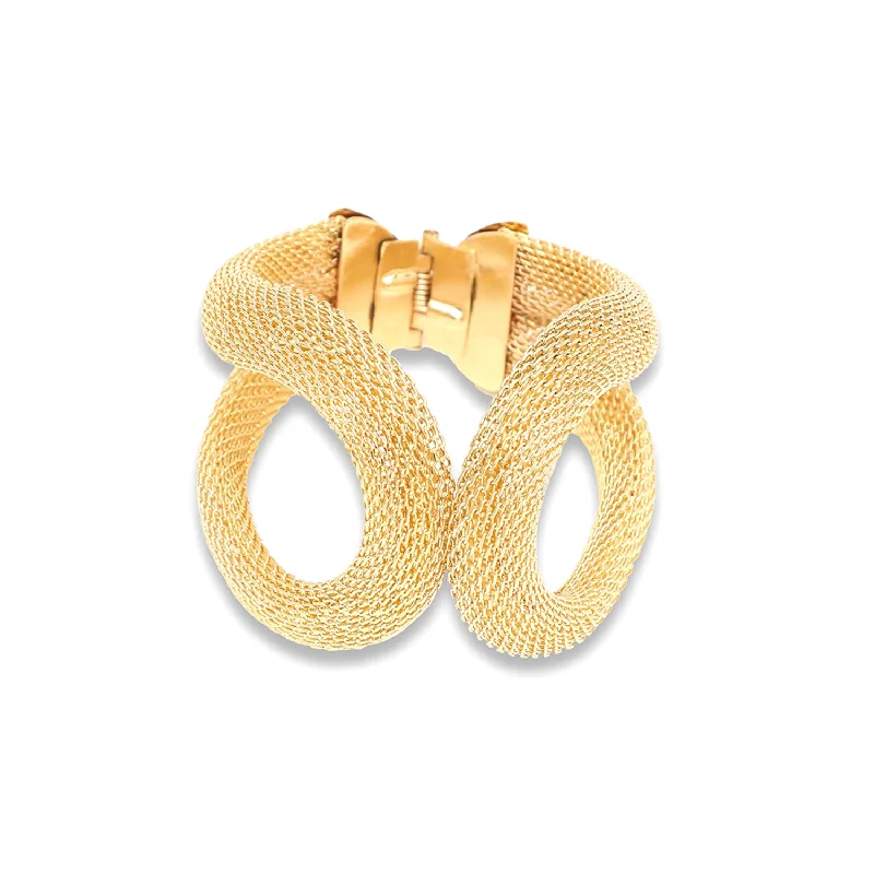 bracelets with yellow citrine -Gold Color Gold Plated Party Designer Bracelet For Women's