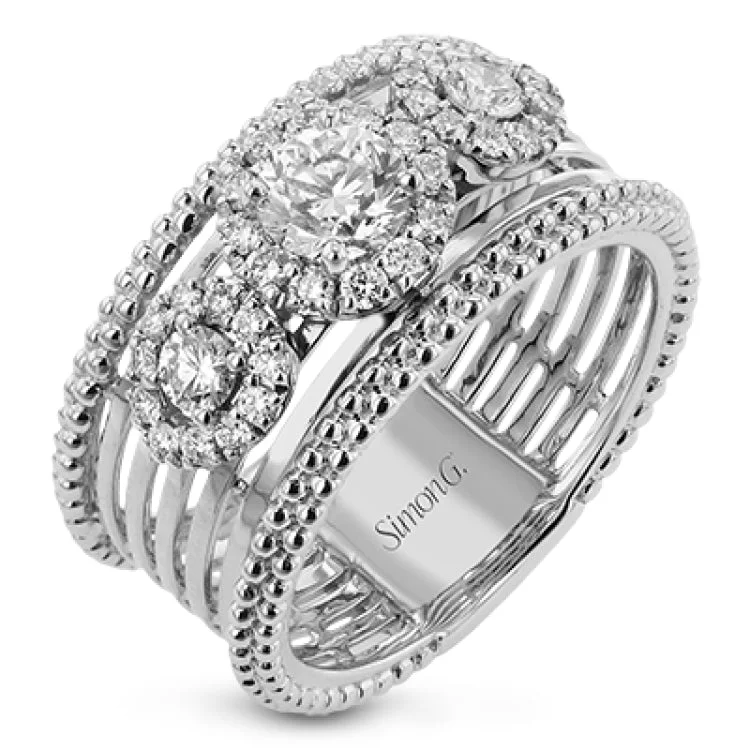 ladies rings for bold fashion -LR3118 RIGHT HAND RING