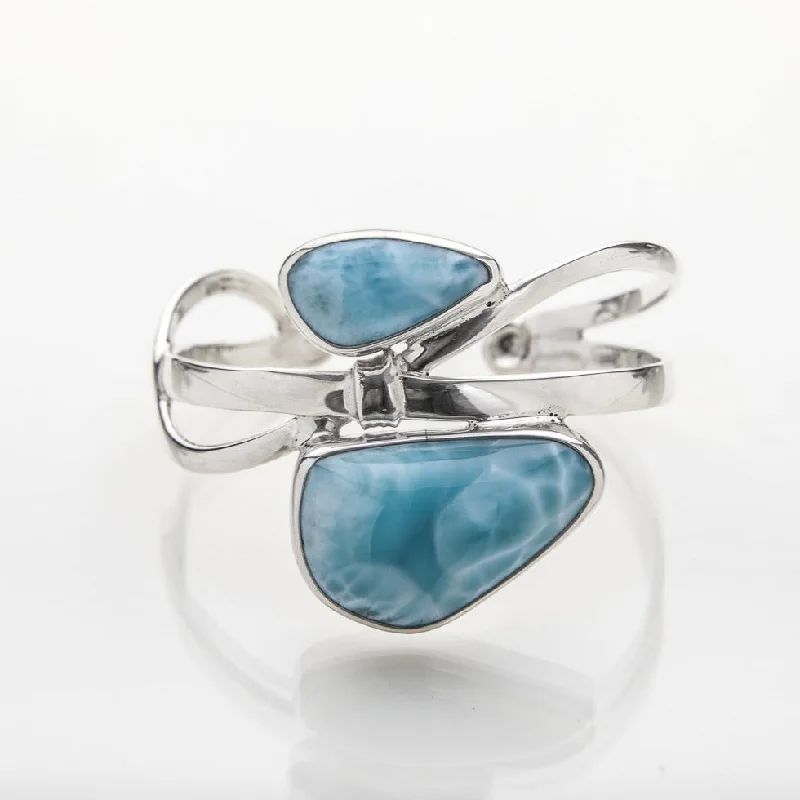 bracelets delicate thin design -Larimar Cuff Bracelet Desiree