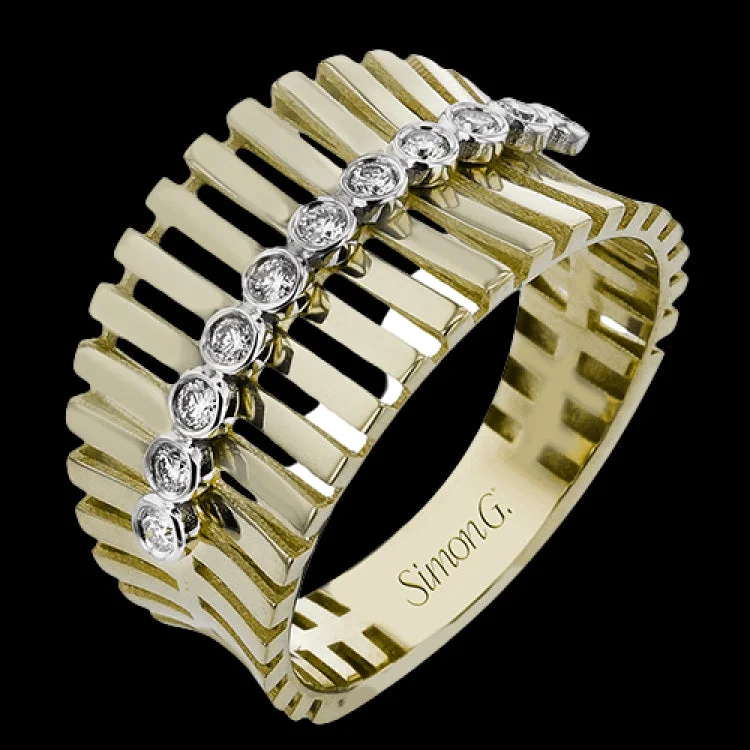 ladies rings for bold fashion -LR4825-Y RIGHT HAND RING