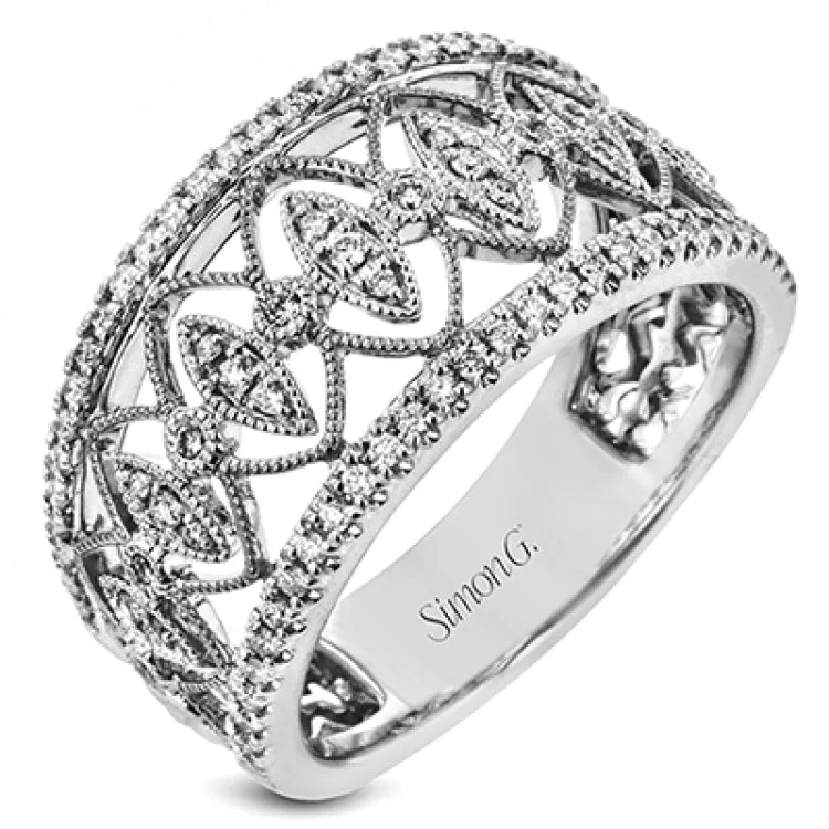 ladies rings for anniversary love -LR2678 RIGHT HAND RING