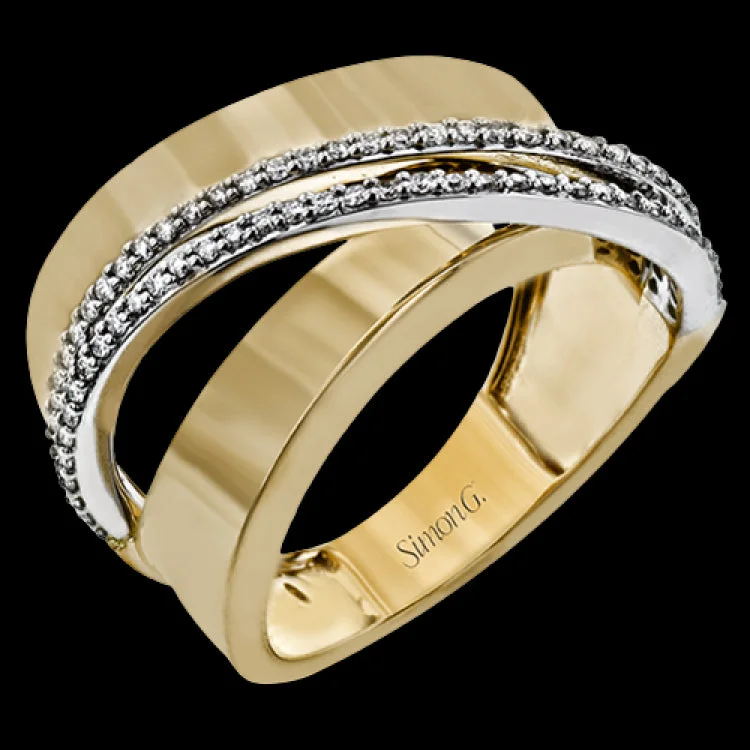 ladies rings for bold fashion -LR2654-Y RIGHT HAND RING