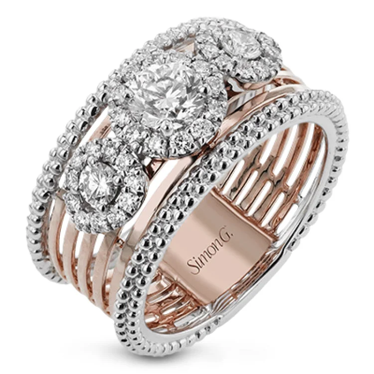 ladies rings for casual wear -LR3118 RIGHT HAND RING