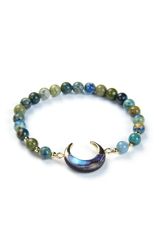 bracelets with infinity symbol -Crescent Moon Bracelet