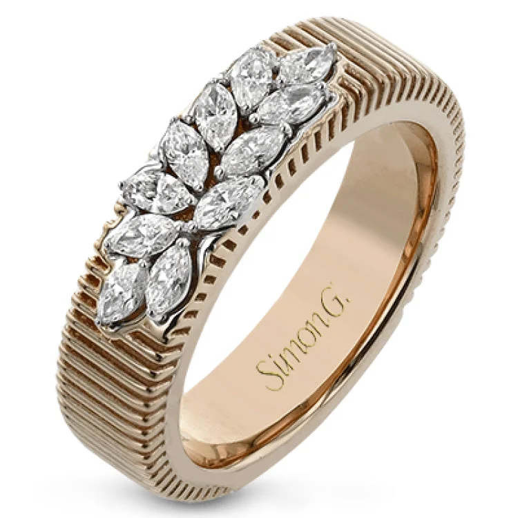 ladies rings trendy minimalist vibe -LR3091 RIGHT HAND RING