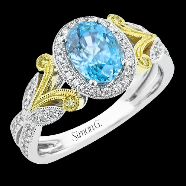 ladies rings with engraving detail -TR629-A-OV COLOR RING