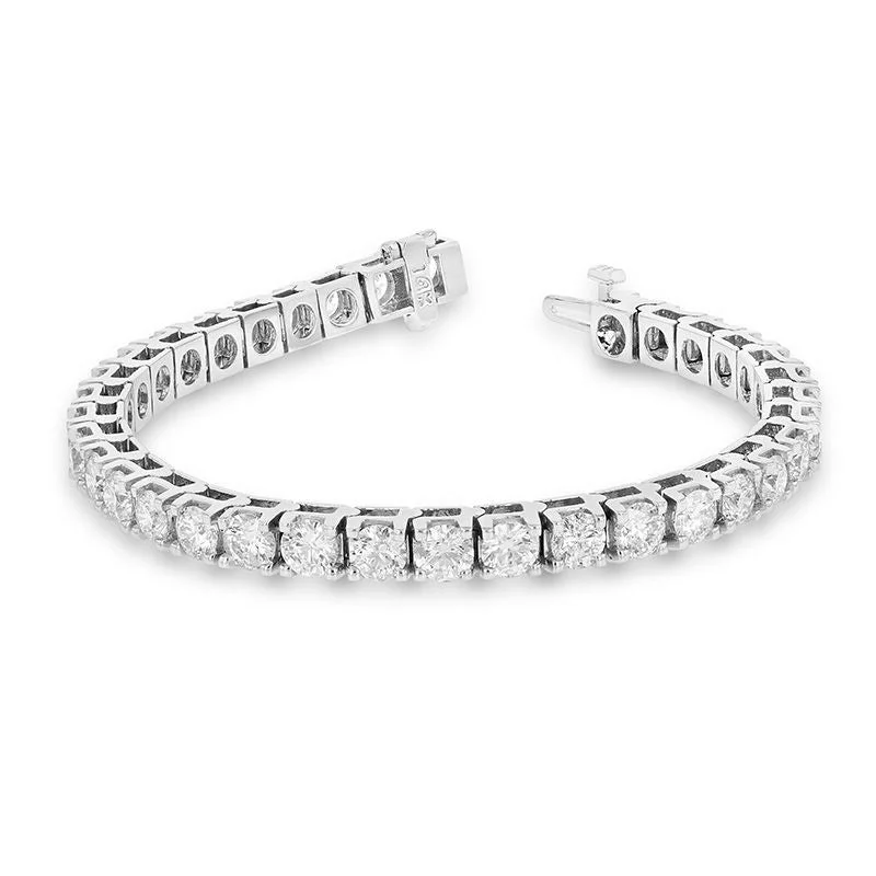 bracelets trendy 2025 style -Diana M. 4.59 Carat Diamond Tennis Bracelet