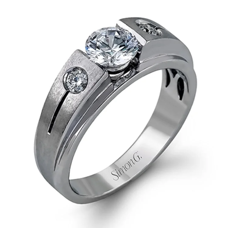 ladies rings with birthstone glow -MR2036 MEN RING