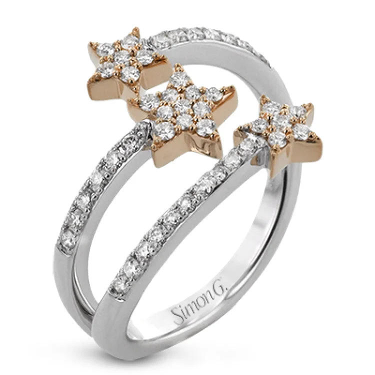 ladies rings timeless beauty -LR4796 RIGHT HAND RING