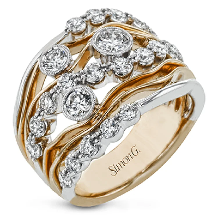 ladies rings small size fit -LR2630 RIGHT HAND RING