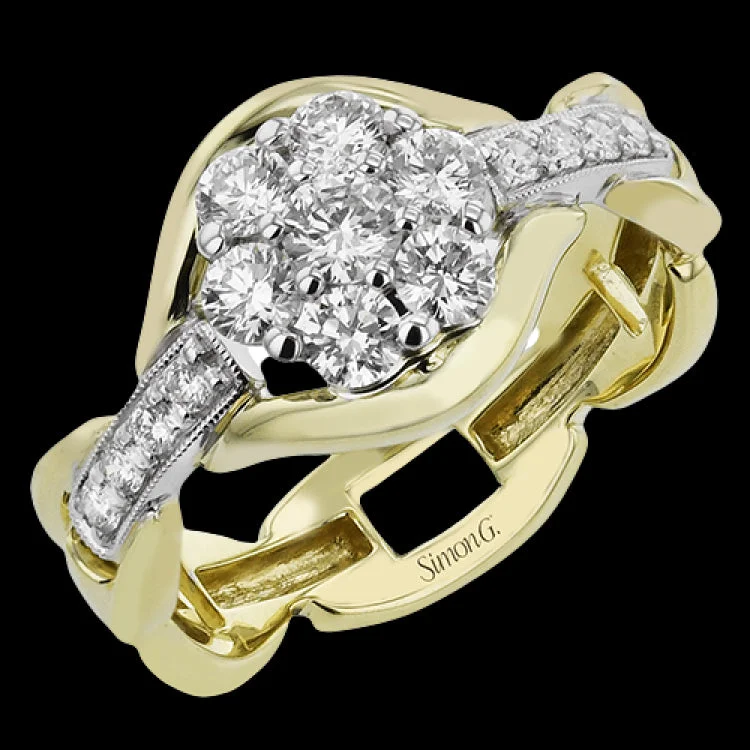 ladies rings for evening wear -LR3134 RIGHT HAND RING