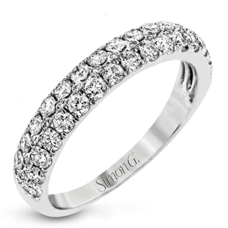 ladies rings layered stackable look -LR2120-HF ANNIVERSARY RING