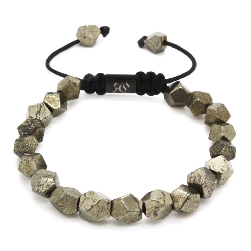 bracelets for evening wear -Octagon-Cut Earth Stone Bracelet