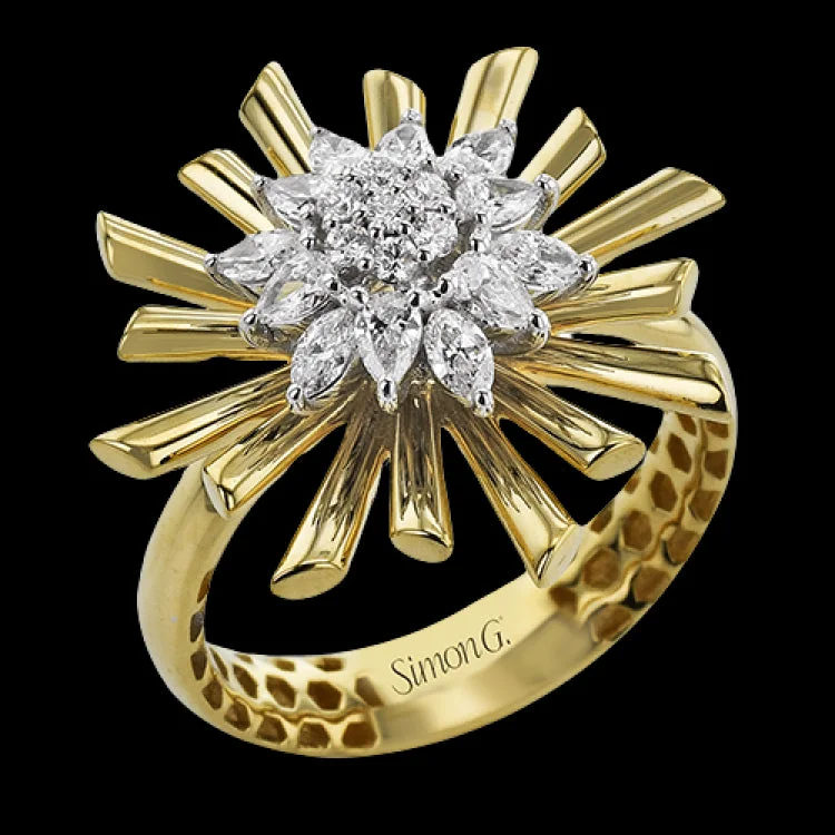 ladies rings chic modern design -LR3270 RIGHT HAND RING