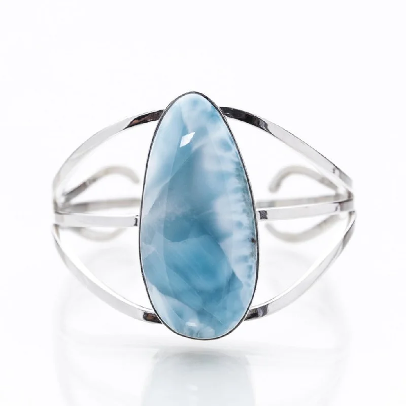 bracelets for party glamour -Larimar Cuff Bracelet Zubaida