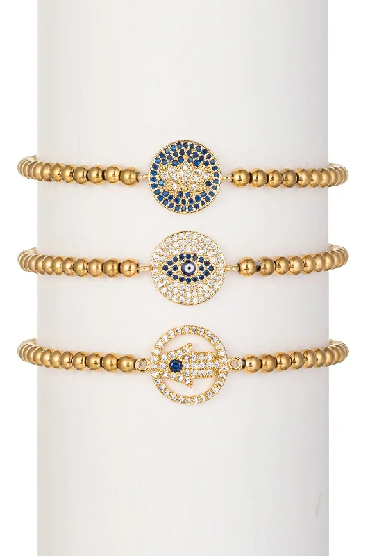 bracelets with diamond sparkle -Emilia Bracelet Set